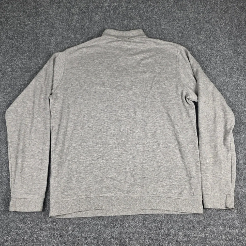 Stanford University Peter Millar Crown Comfort Quarter Zip Pullover Men M Gray